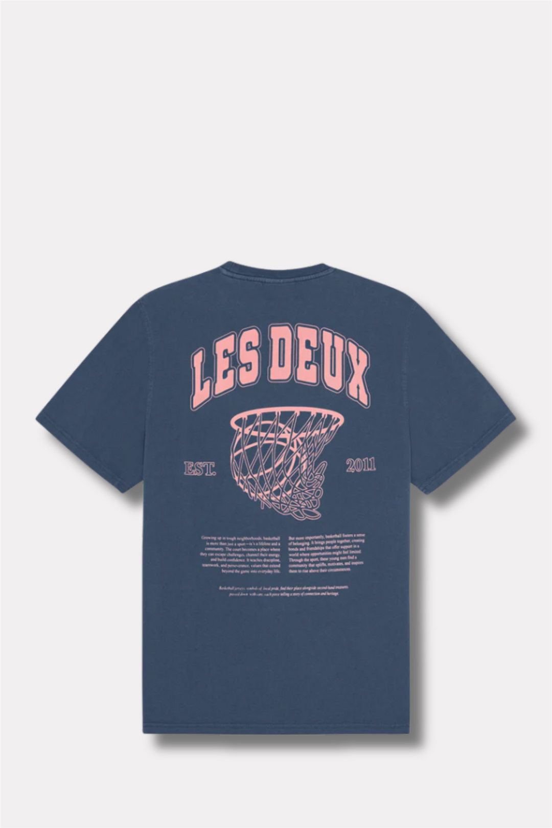 Brady Hoop T-shirt Dark Denim Blue