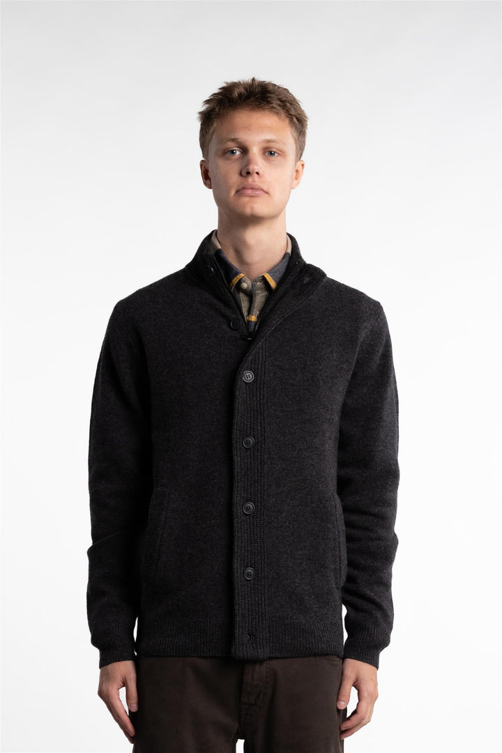 Essential Patch Zip Charcoal