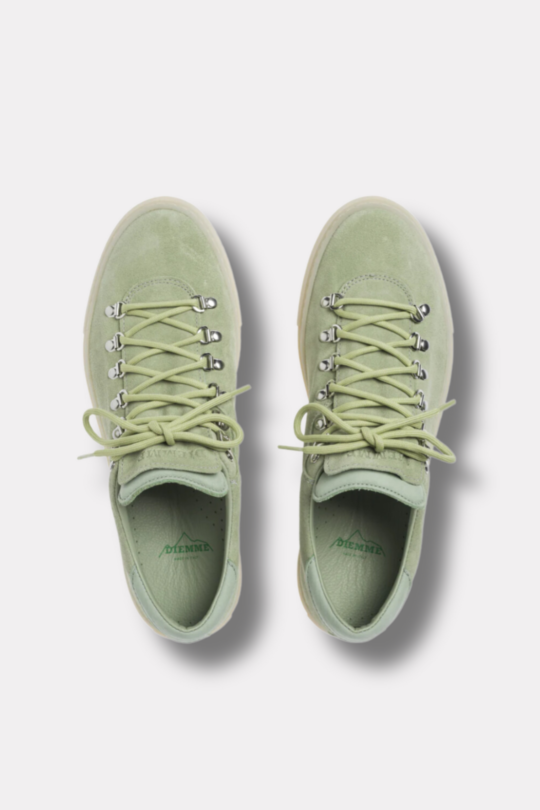 M Marostica Low Meadow Green Suede