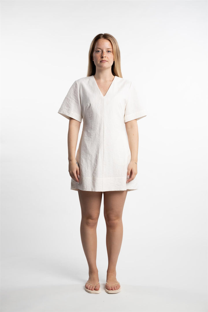 Cadi Short Dress- White