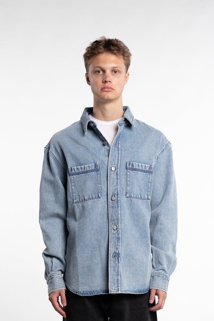 La Chemise Denim Tressée