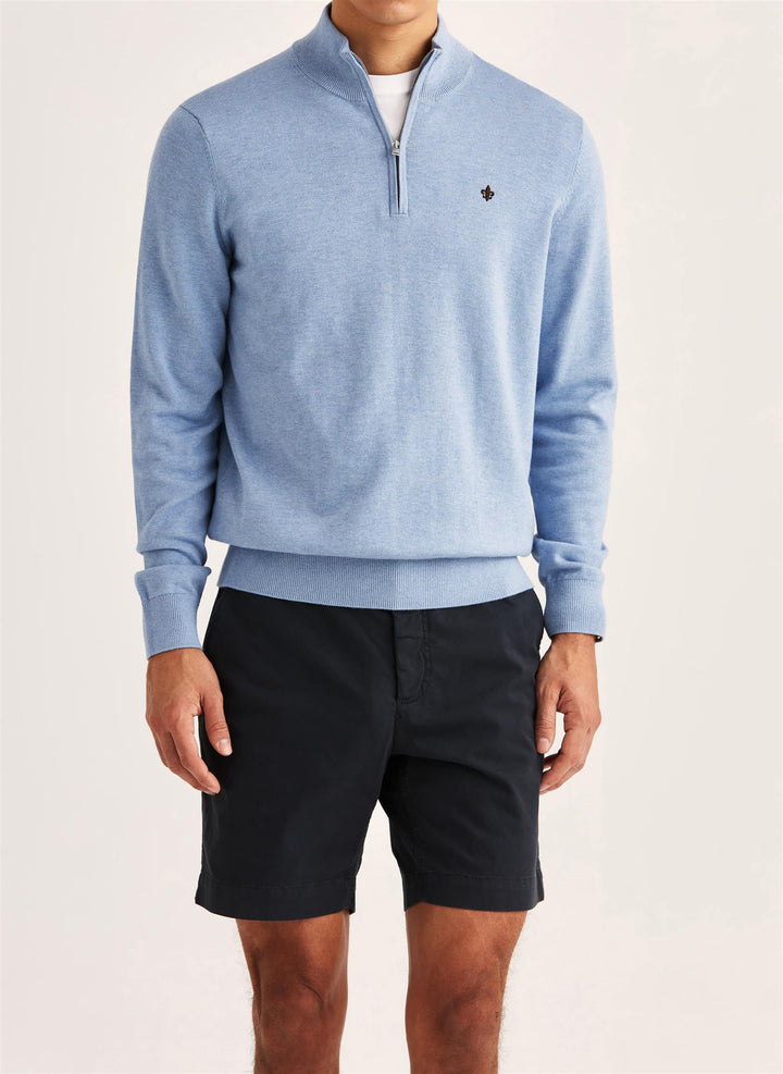 Riley Half Zip Blue
