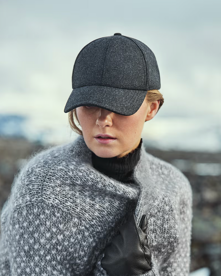 Legacy Structured Virgin Wool Mid Profile 6-panel Jade Black