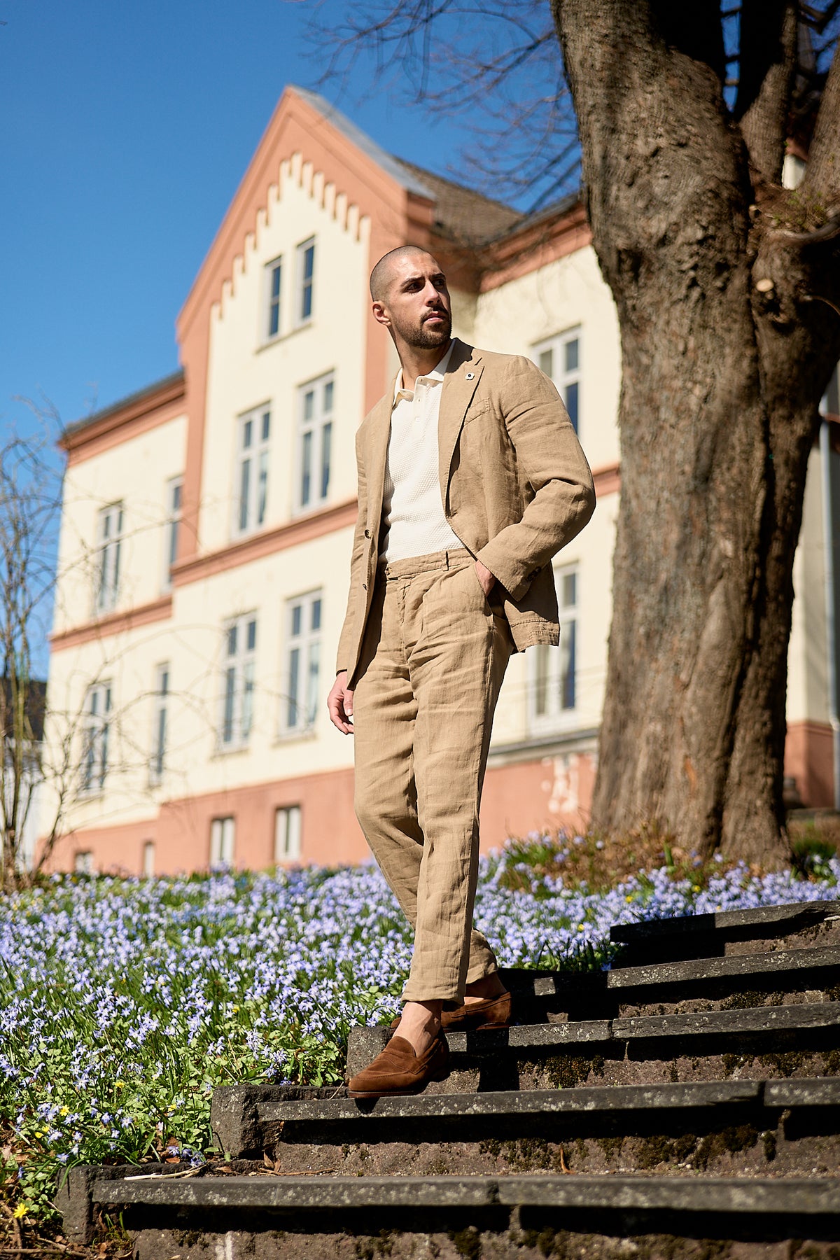 Linen Suit Drop 7 Beige