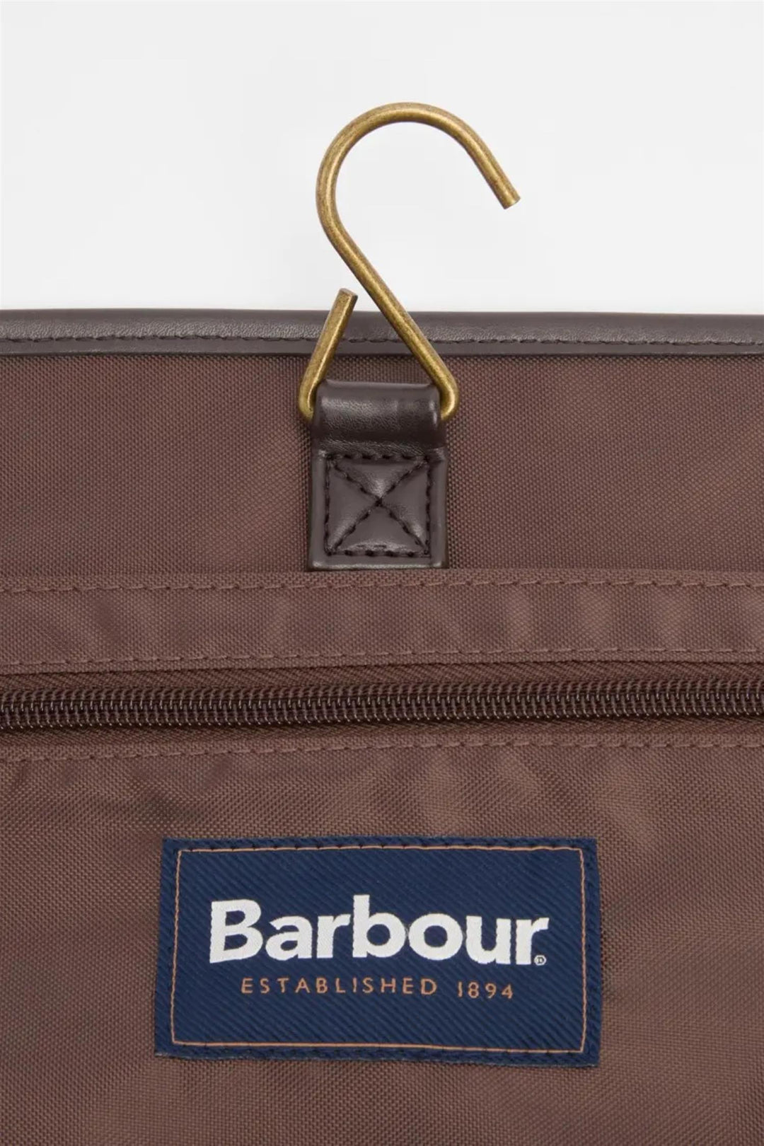 Wax Hanging Washbag Olive/Beacon
