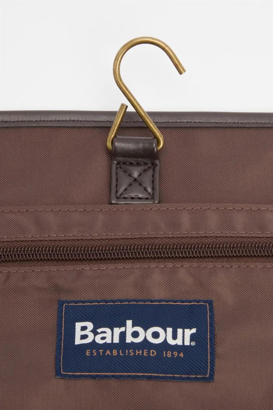 Wax Hanging Washbag Olive/Beacon