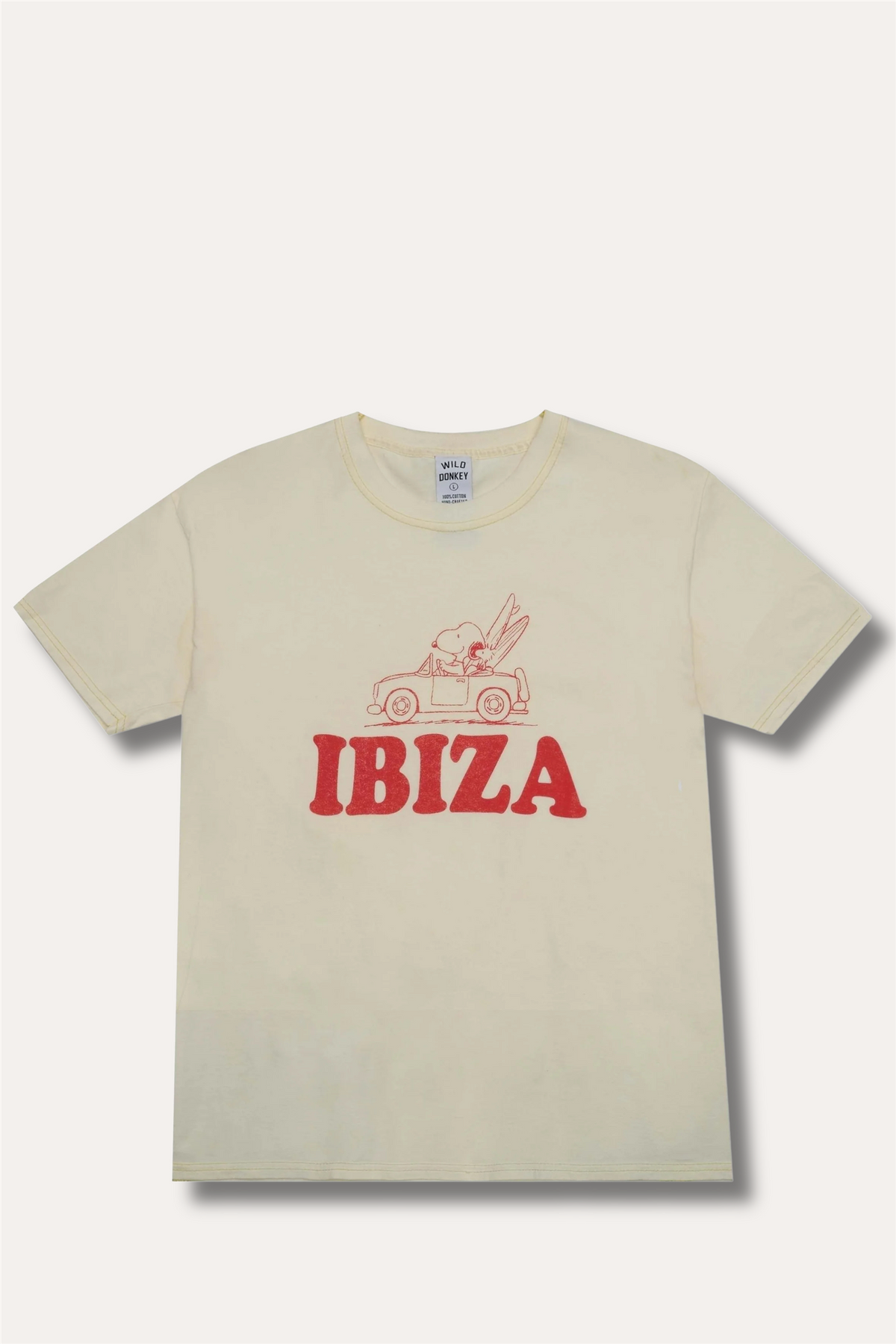 Ibiza T-Shirt Light Dyed Yellow