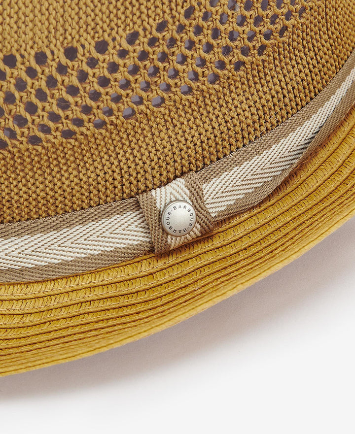 Craster Trilby Summer Hat Dark Tan