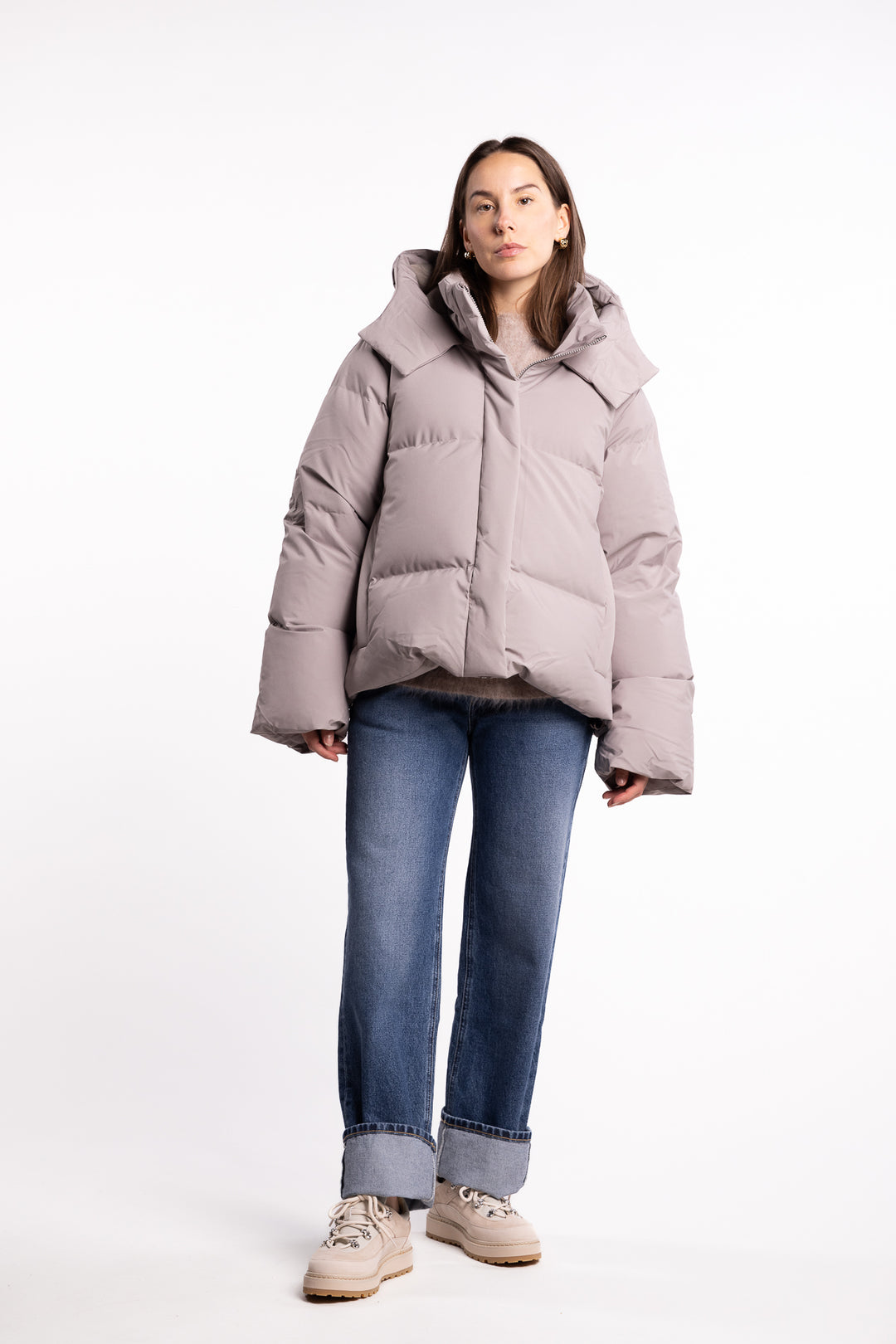 Selje down jacket- Low tide