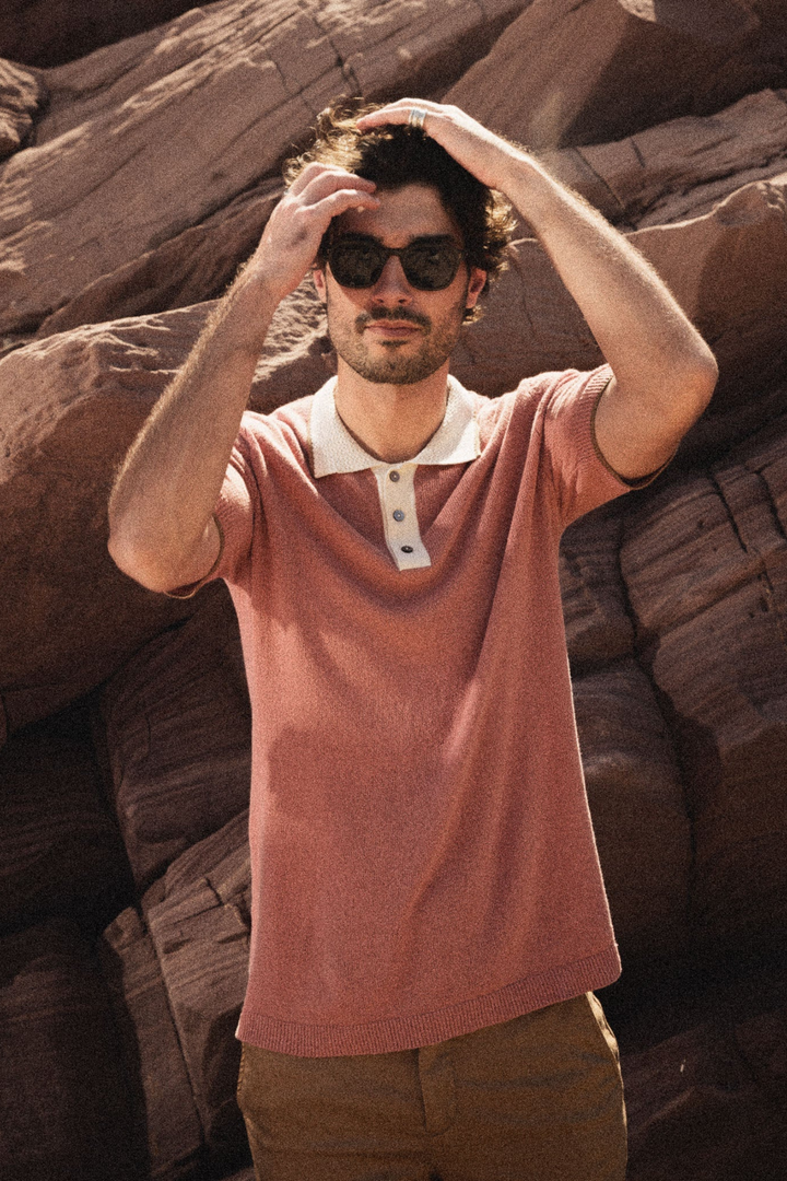 Francesco Polo SS Knit Rosedawn