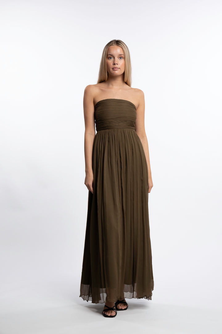 Amalfi Dress- Dark Olive