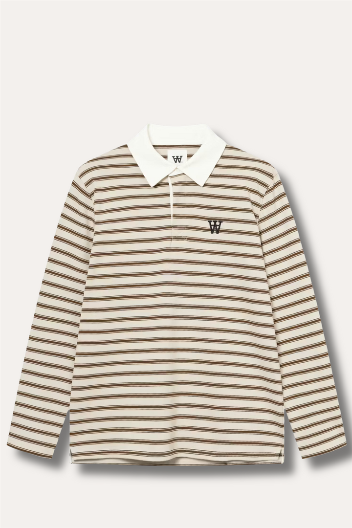 Landon Polo Desert Palm Stripe