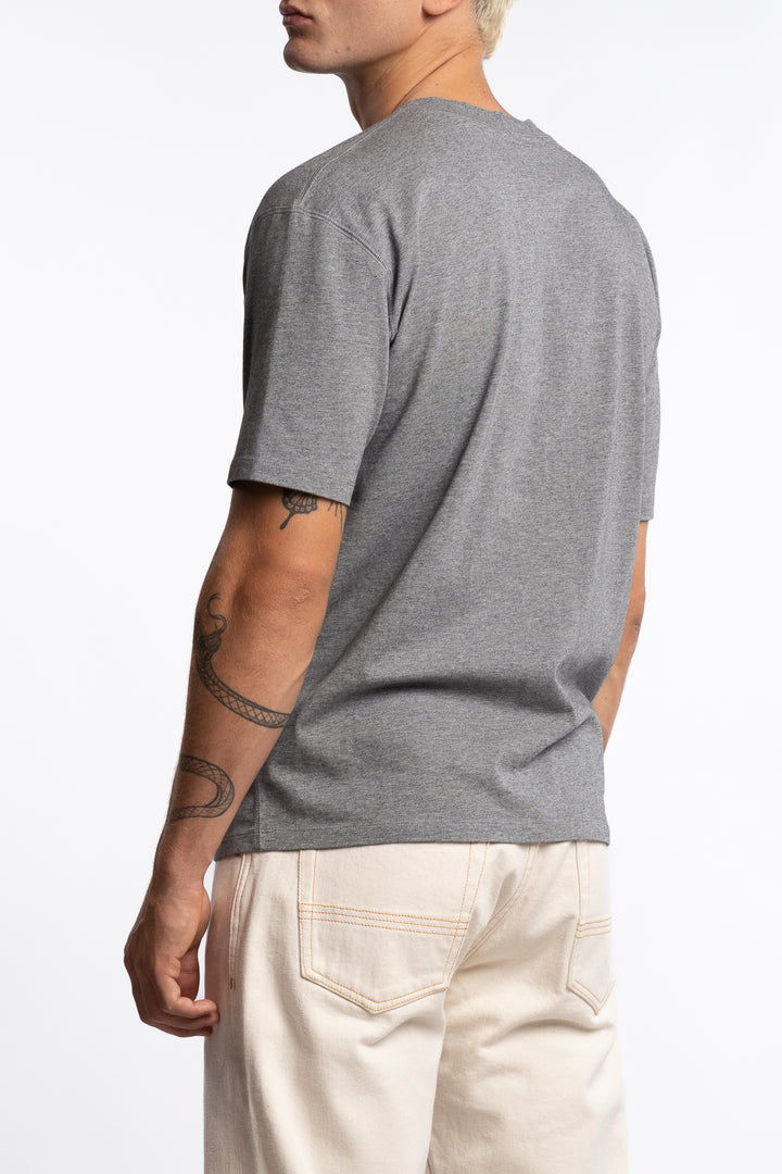 Short Sleeve Hiking T-Shirt Grey Melange