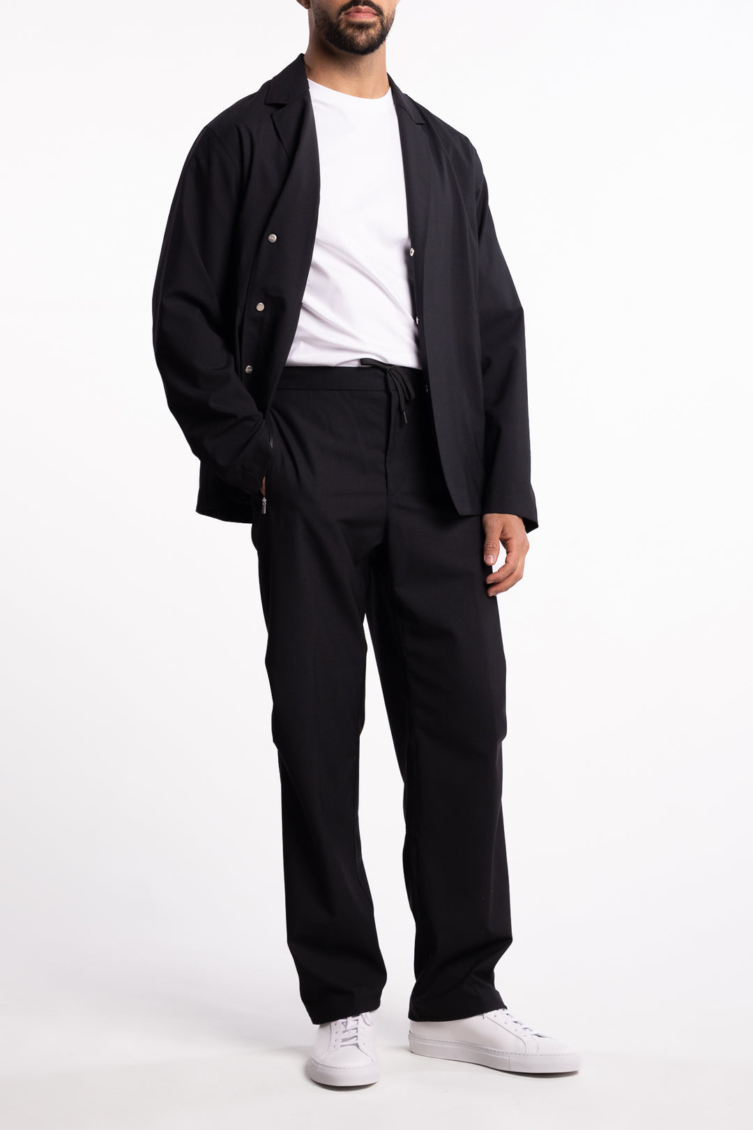 Laminar Woven Pants Nero
