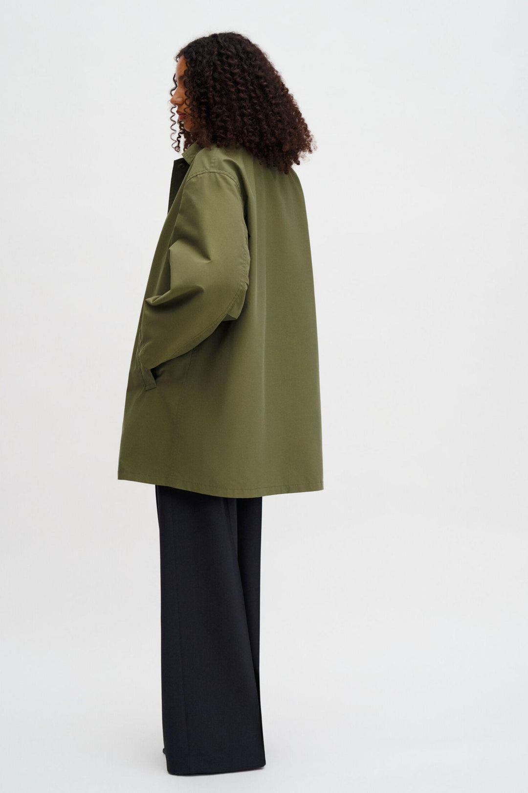 Cassie Car Coat - Laurel Green