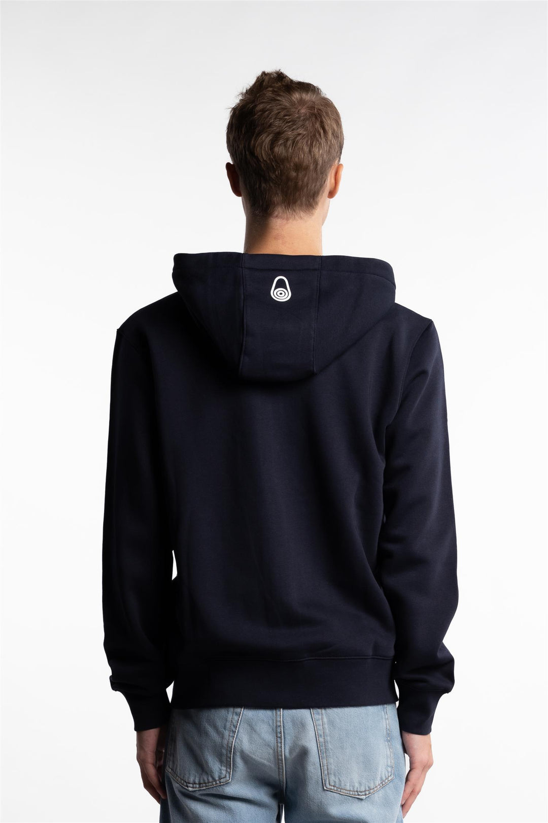 Bowman Logo Zip Hood Dark Navy