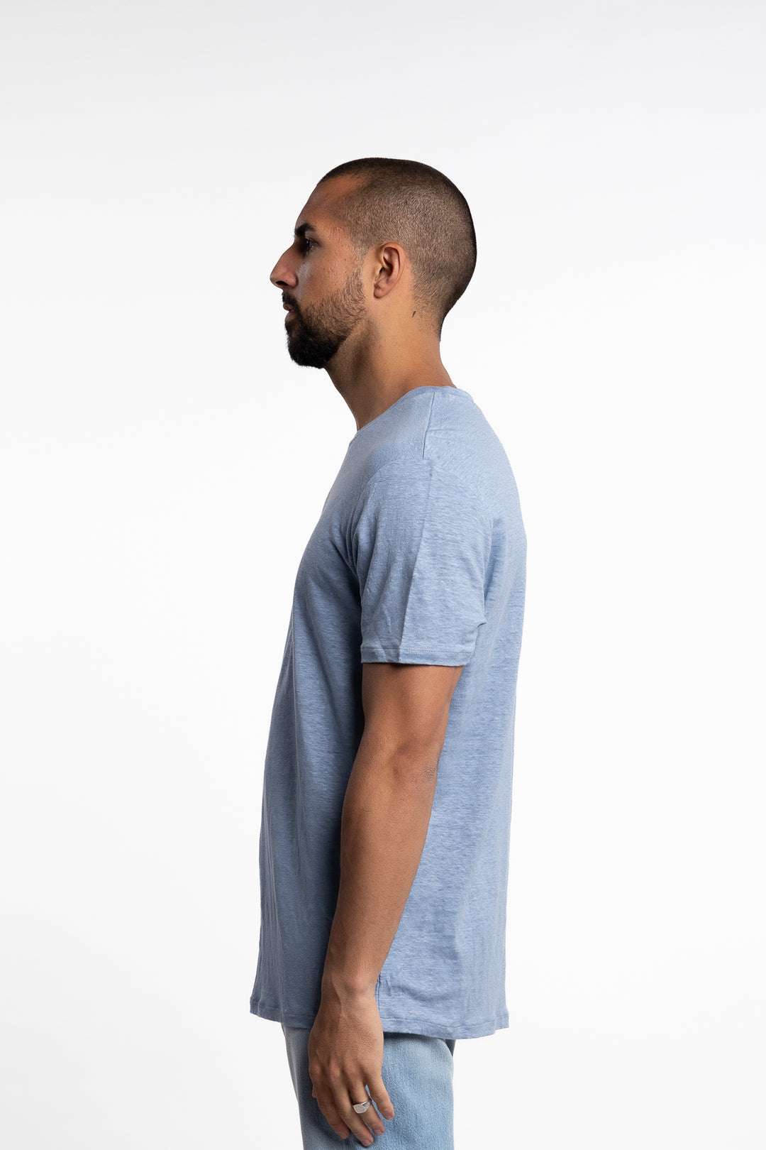 Coma Linen Tee Rain Washed