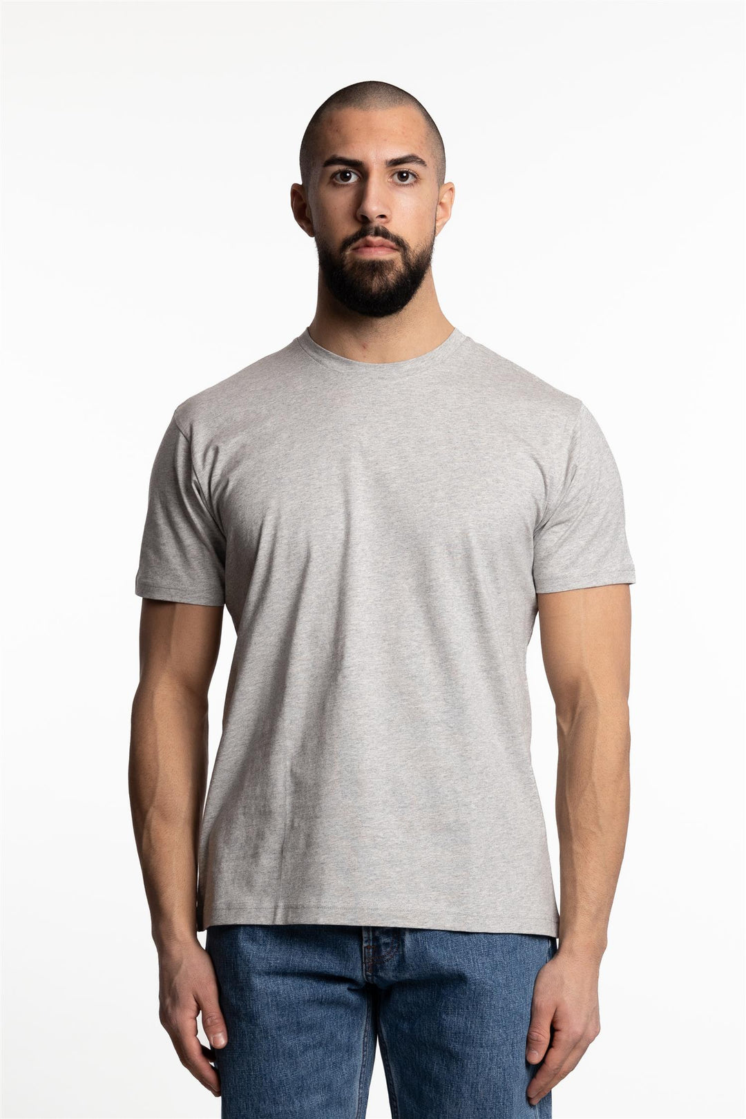Riviera Midweight T-Shirt Grey Melange
