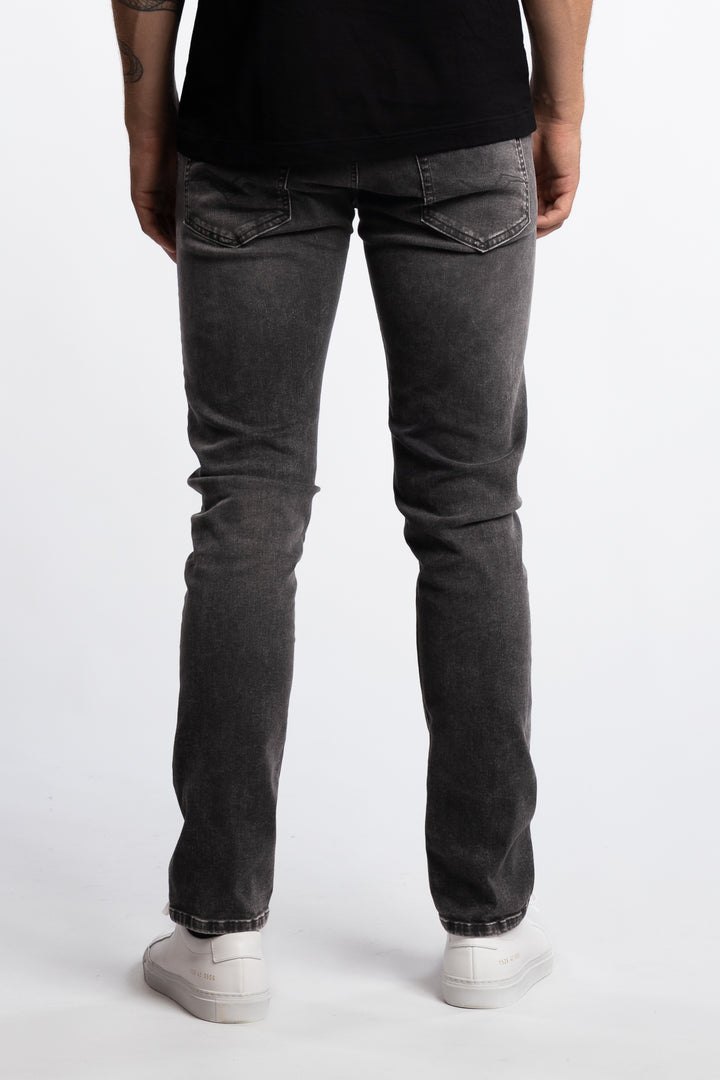 Replay Grover Straight Fit Hyperflex Black Stretch Denim