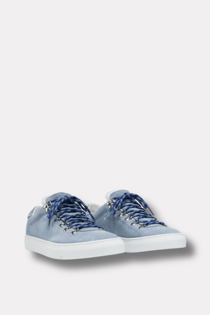 M Marostica Low Dusk Blue Suede