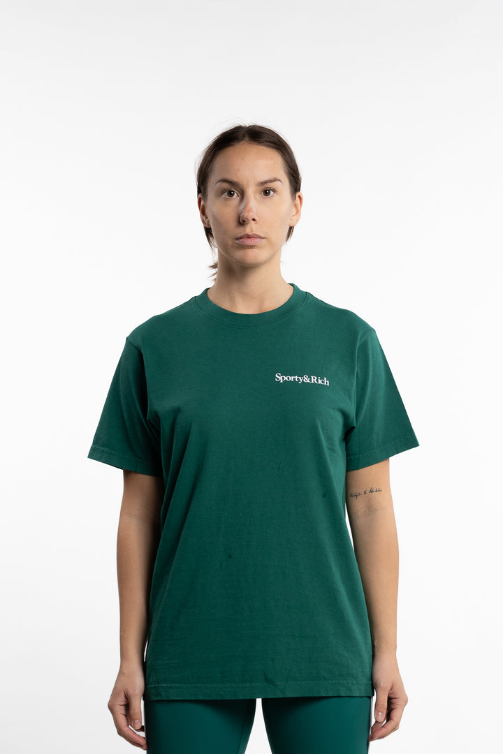 Health Is Wealth T-Shirt- Alpine White