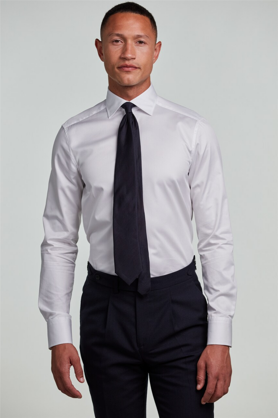 Slimline Twill Shirt White