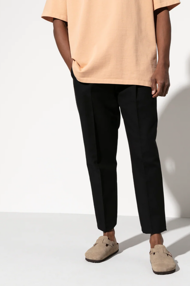 M Boston Suede Leather Taupe