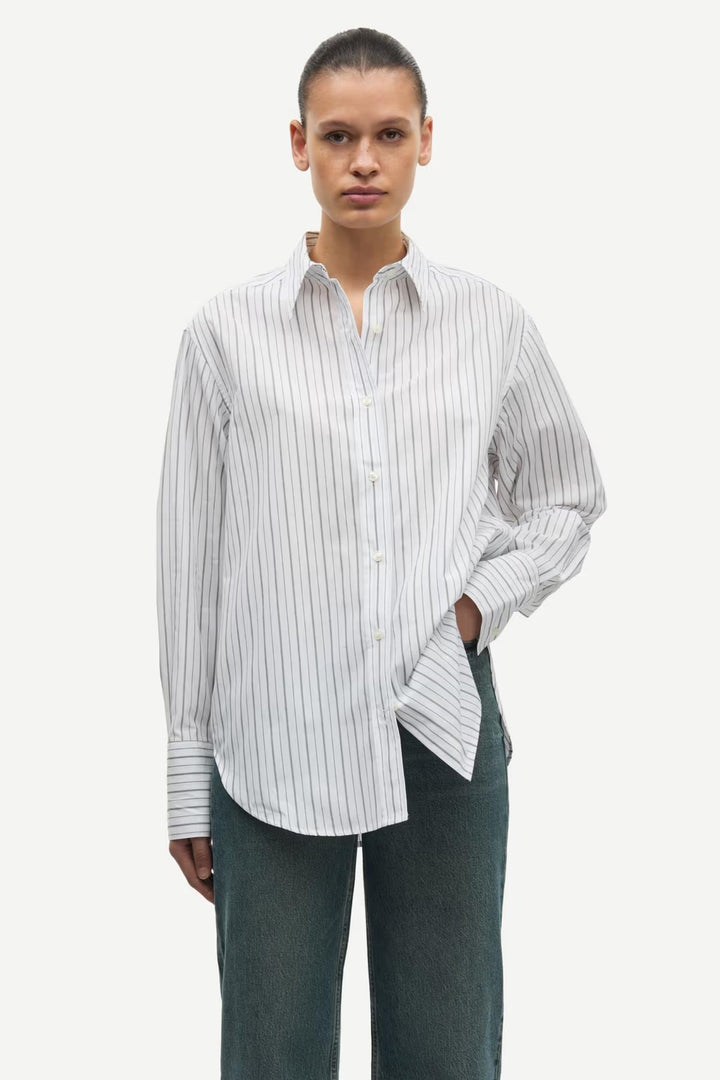 Salovas Shirt 13072 - White Stripe