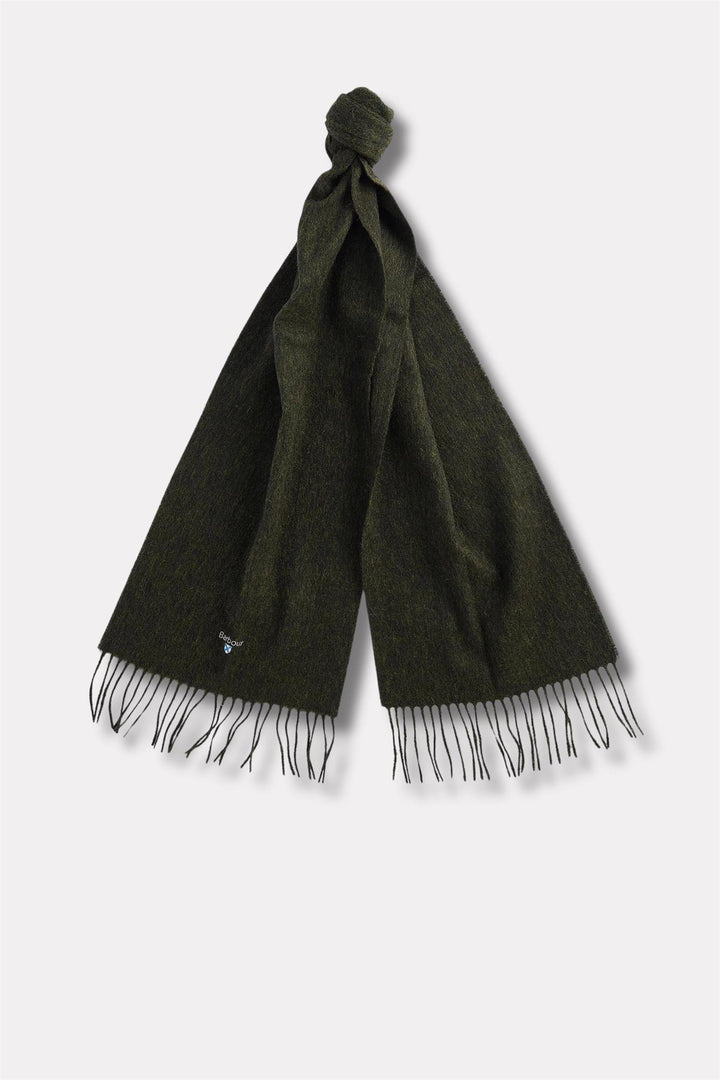 Plain Lambswool Scarf Seaweed