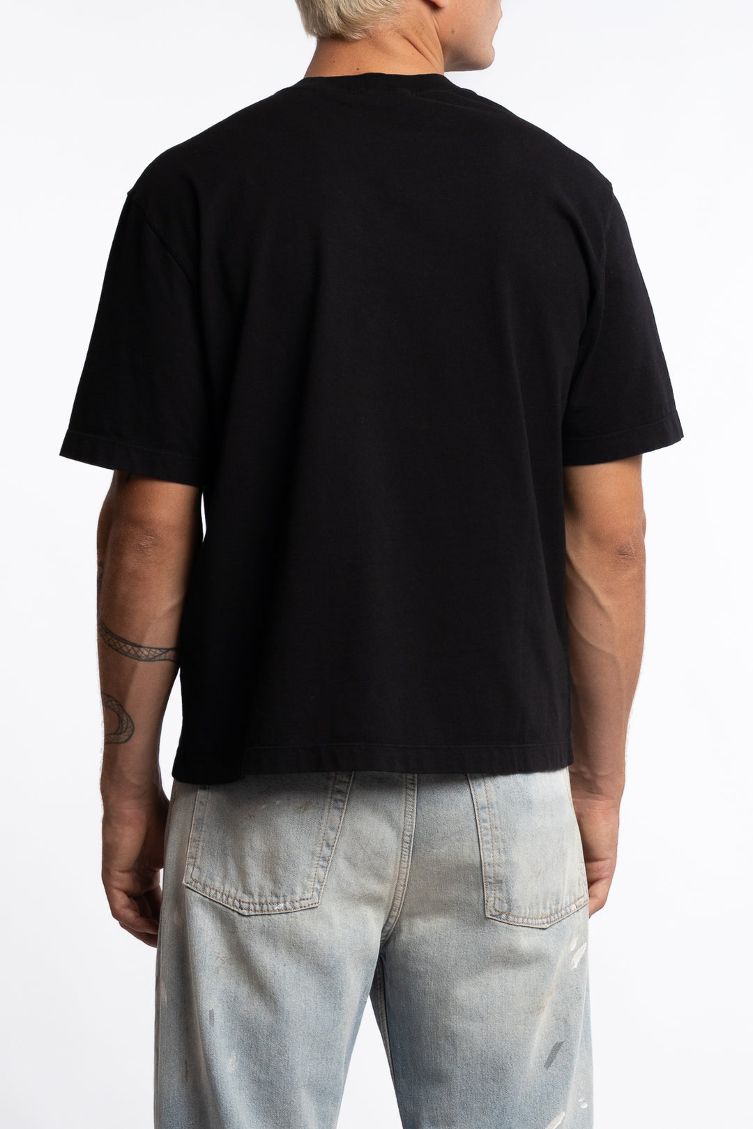 210025 Combed Organic Cotton Jersey Black