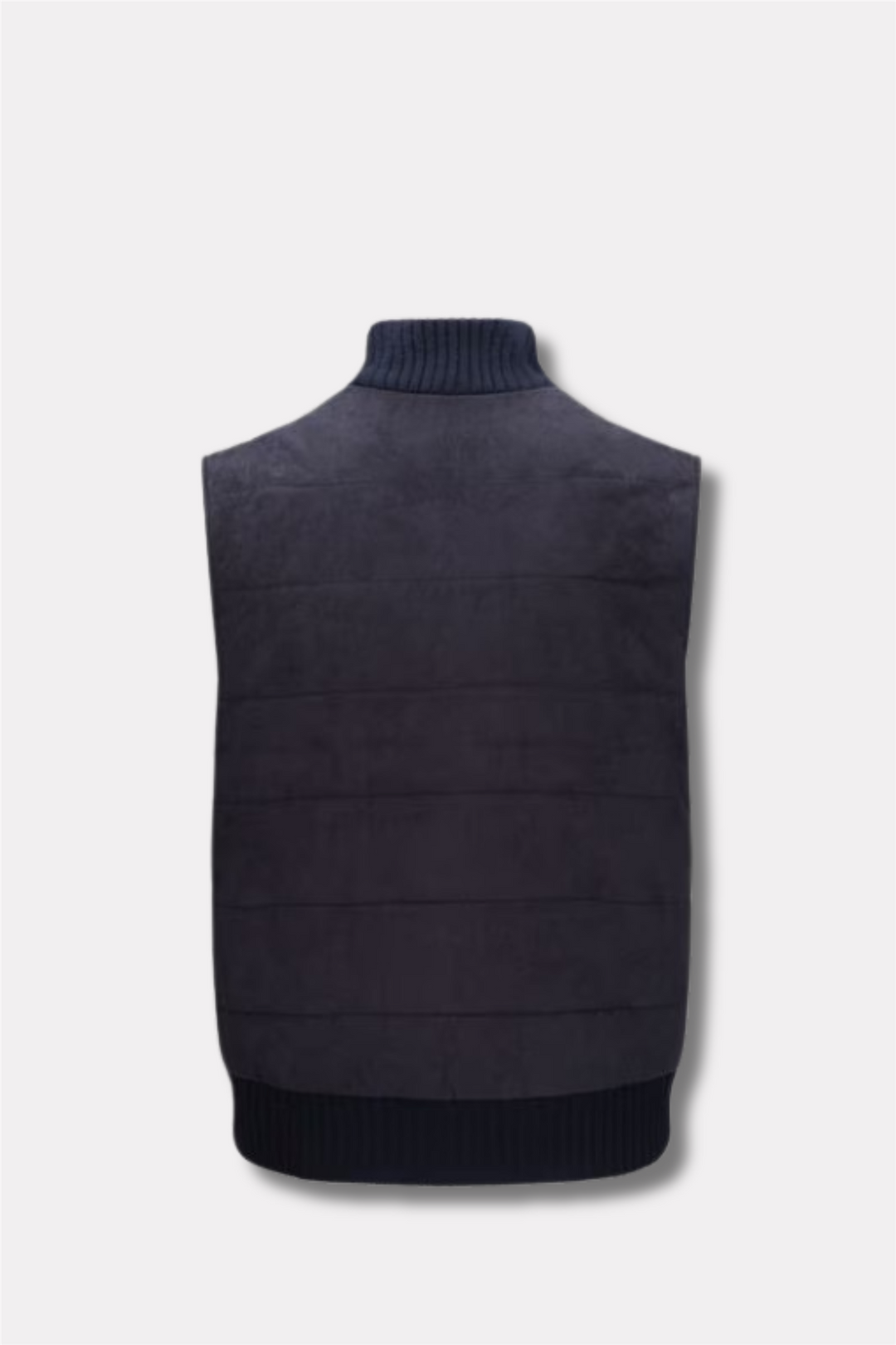Alcantara Eco-Padded Vest Navy