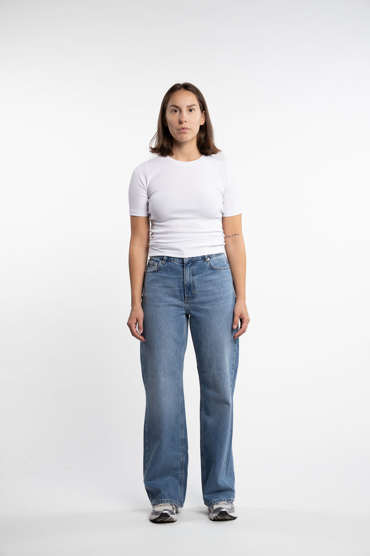 W Wide Jeans- Lt. Blue