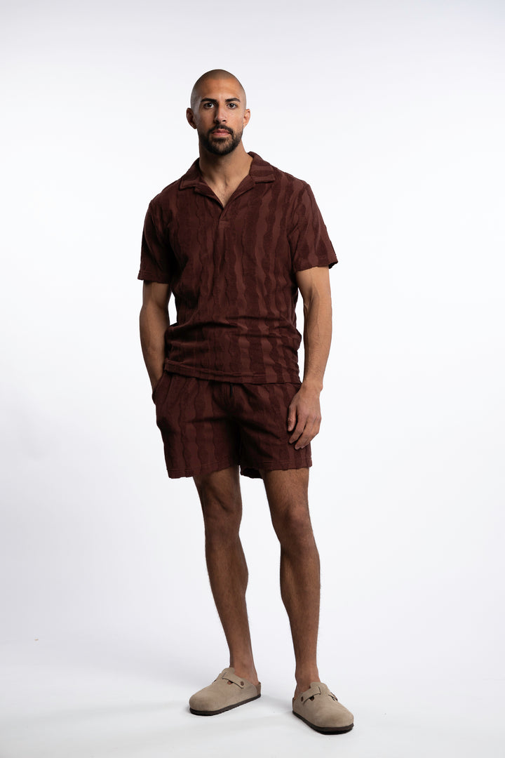 Polo Terry Shirt Totem Stripe