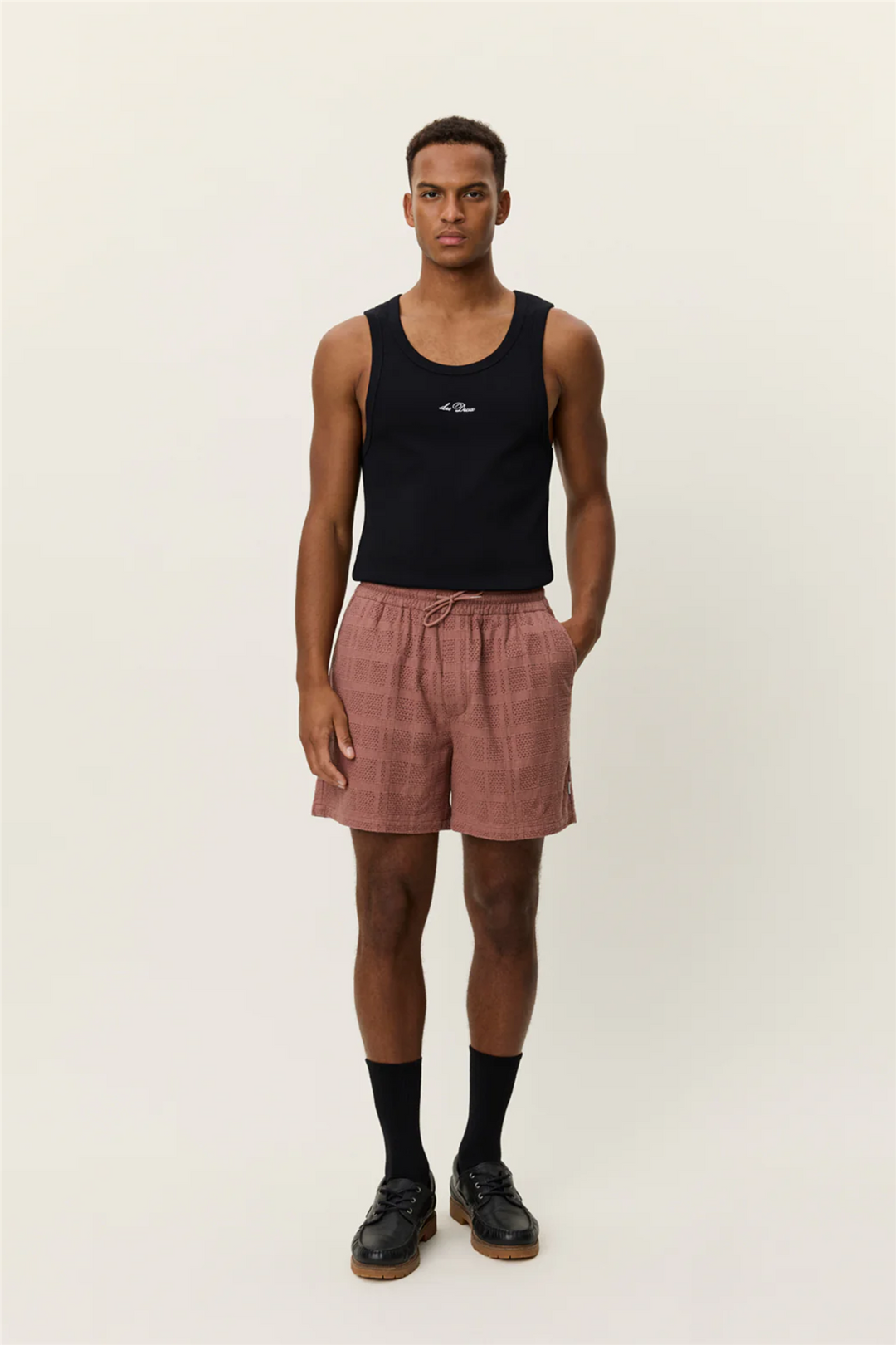 Charlie Shorts Cognac Red