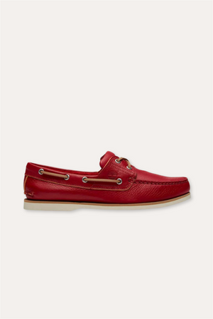 Classic Boat Shoe Full Grain Medium Red