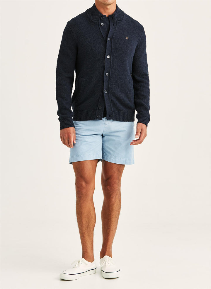 Windham Button Cardigan Old Blue