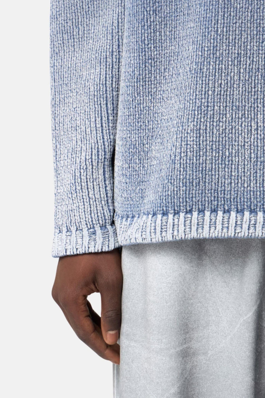 5100003 Oversized-fit crewneck jumper Avio Blue