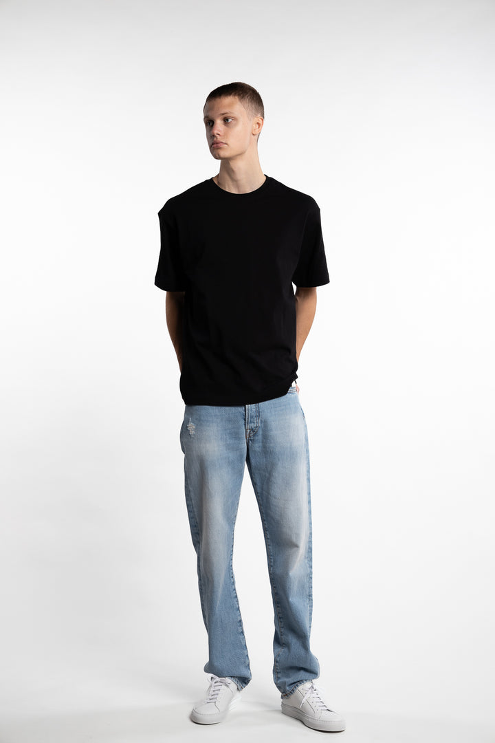 Organic Cotton Relaxed T-Shirt Black