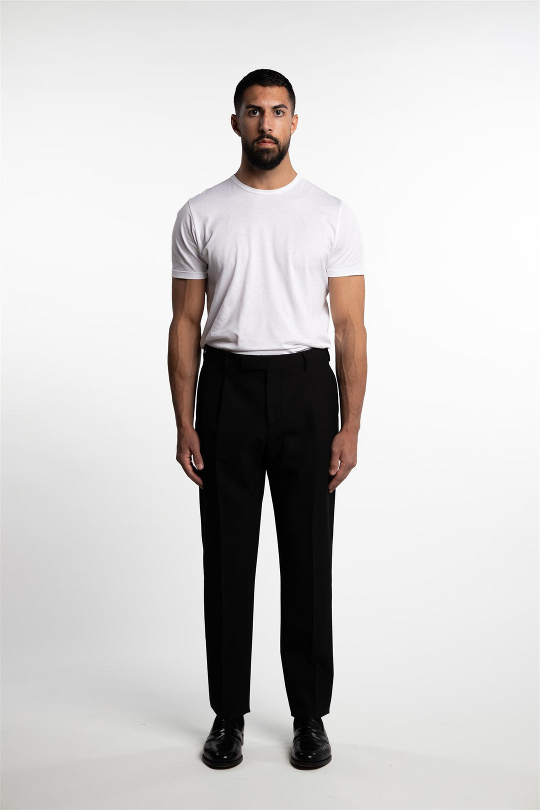 Attitude Wool Trouser Black