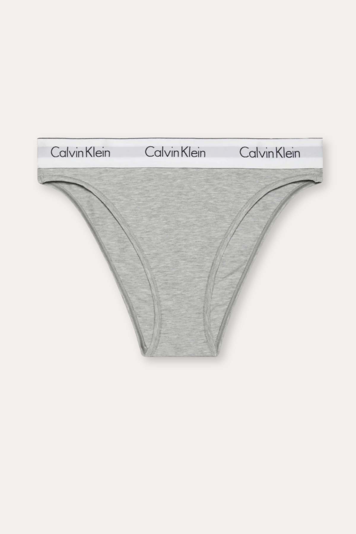 High Leg Tanga- Grey Heather