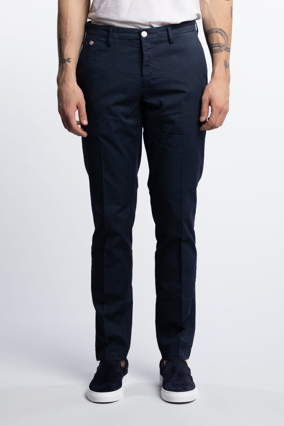 Benni Regular Fit Chinos Ultra Light Denim Blue
