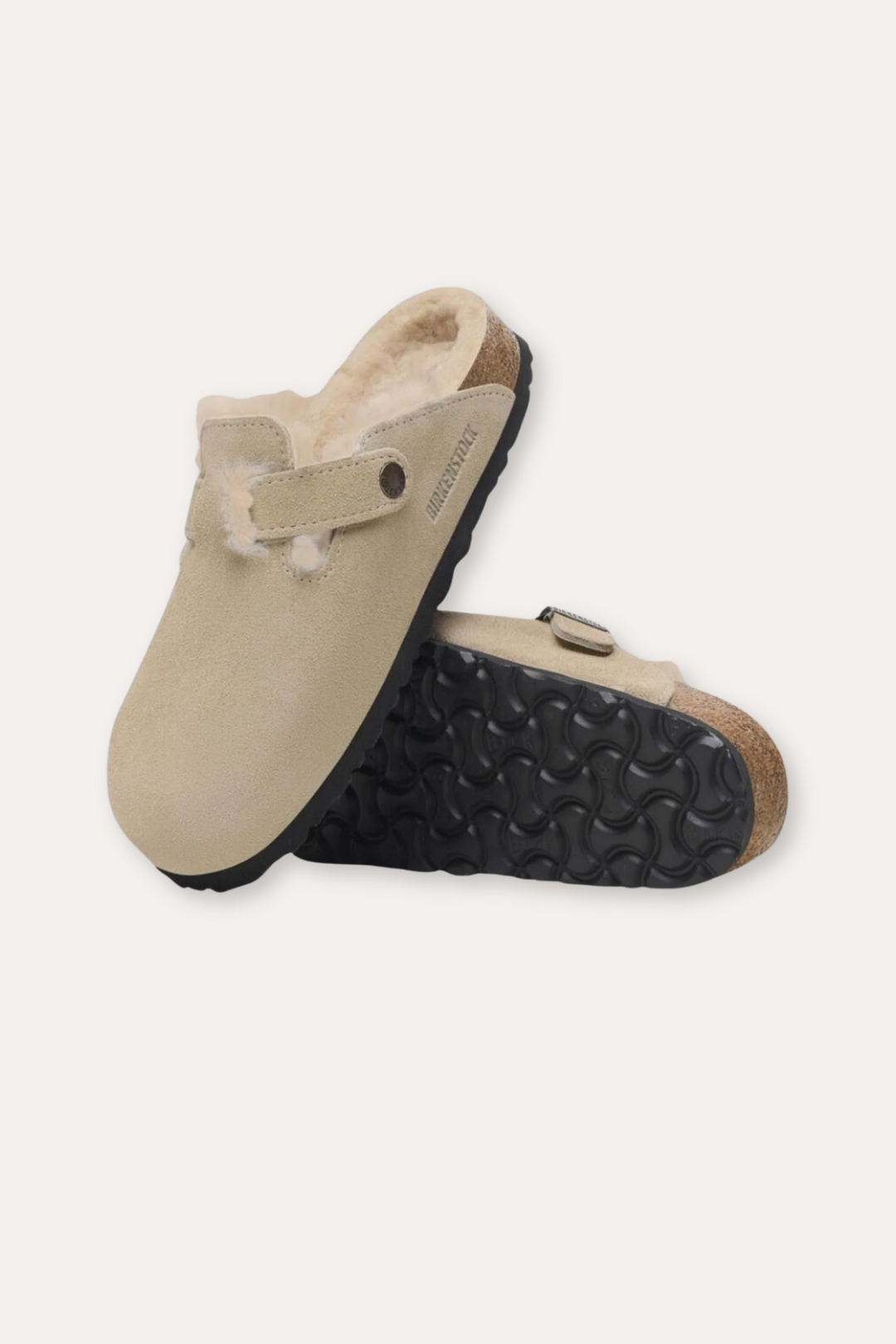 Women's Boston Shearling- Taupe