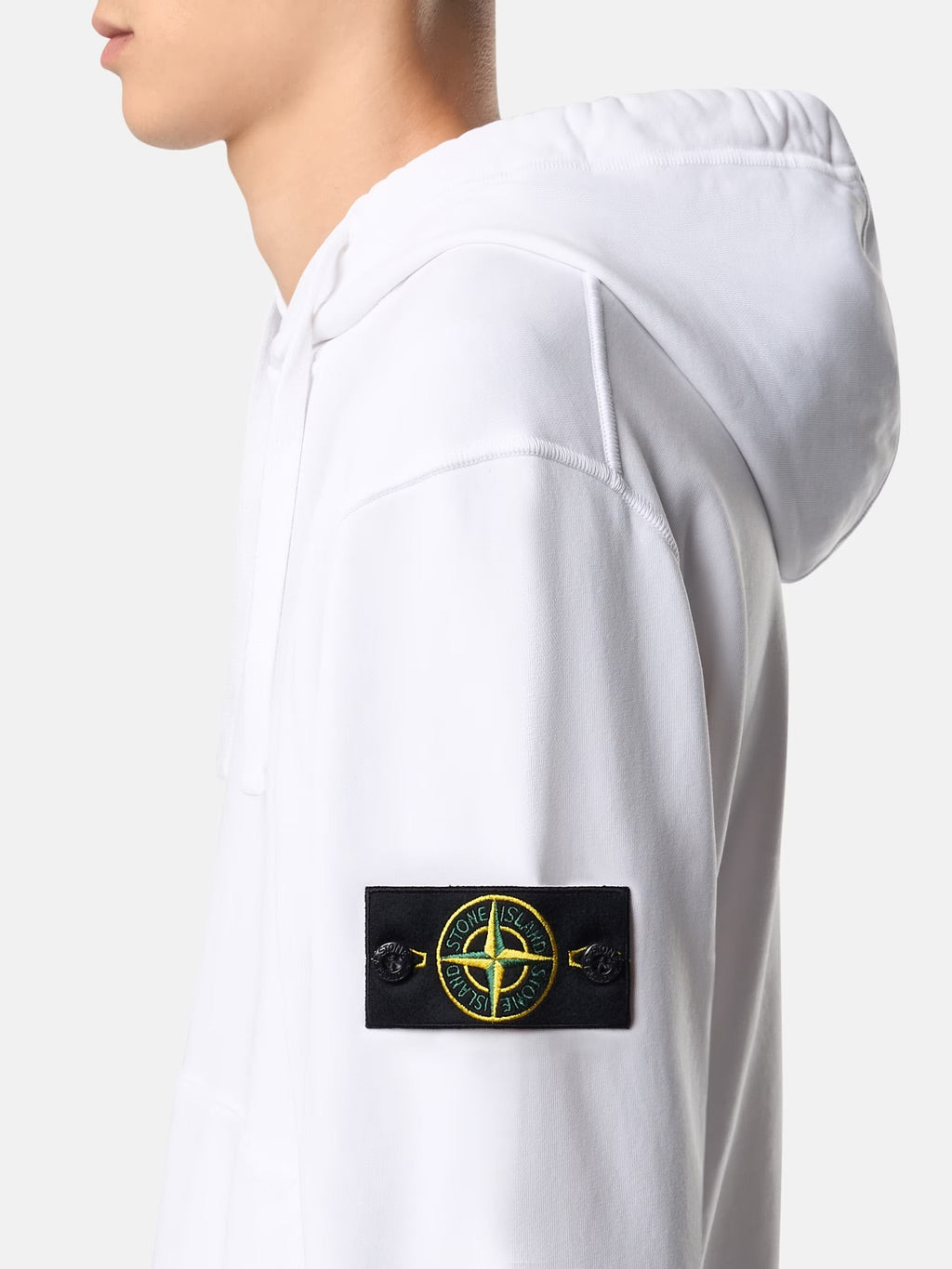 6100062 Garment Dyed Hooded Sweatshirt White