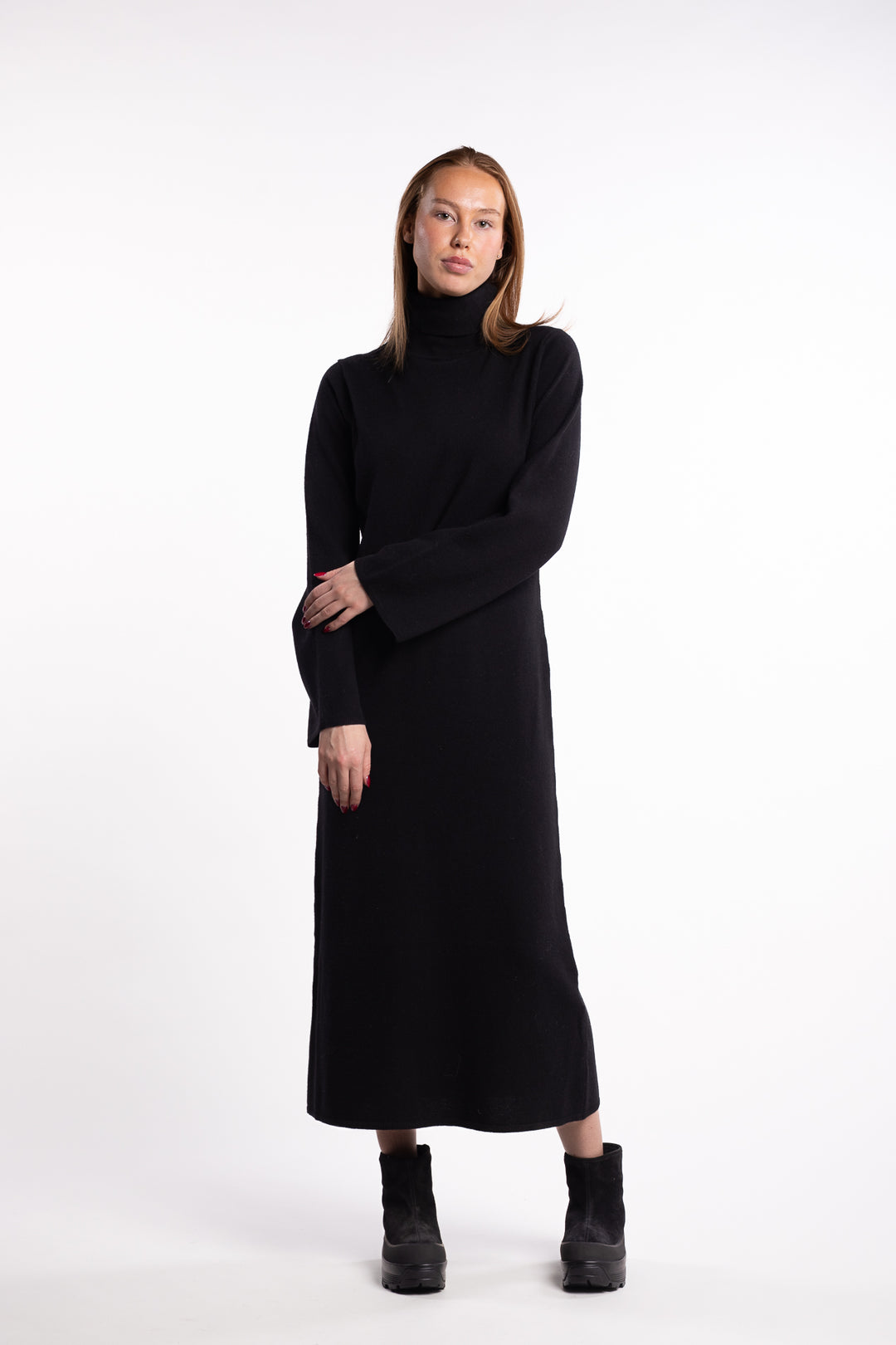 Turtleneck Touloun Maxi Dress