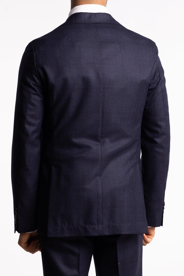 New Sienna Slim Fit Flannel Blazer Navy Check