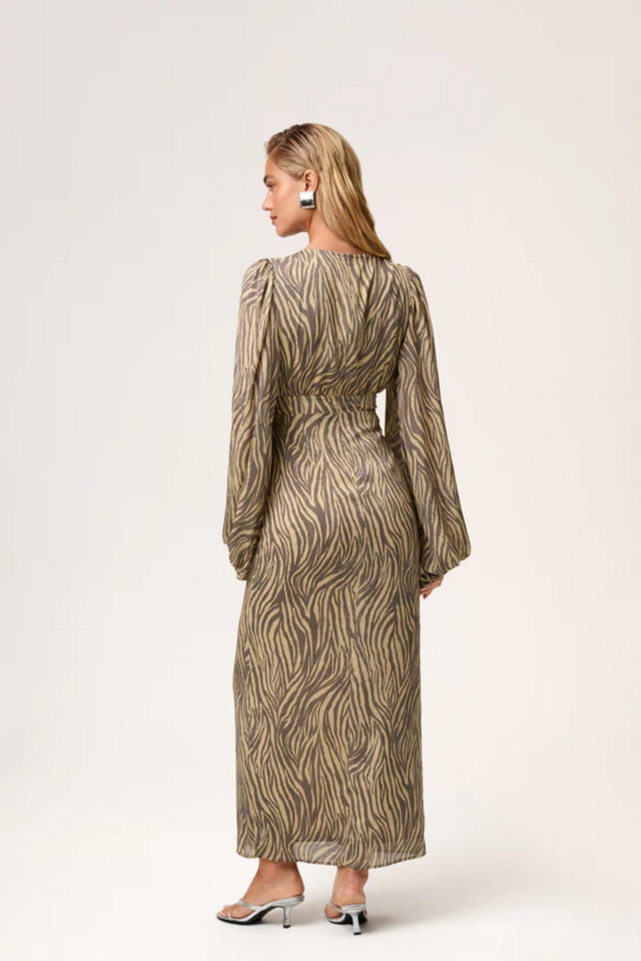 Positano dress- Beige Zebra