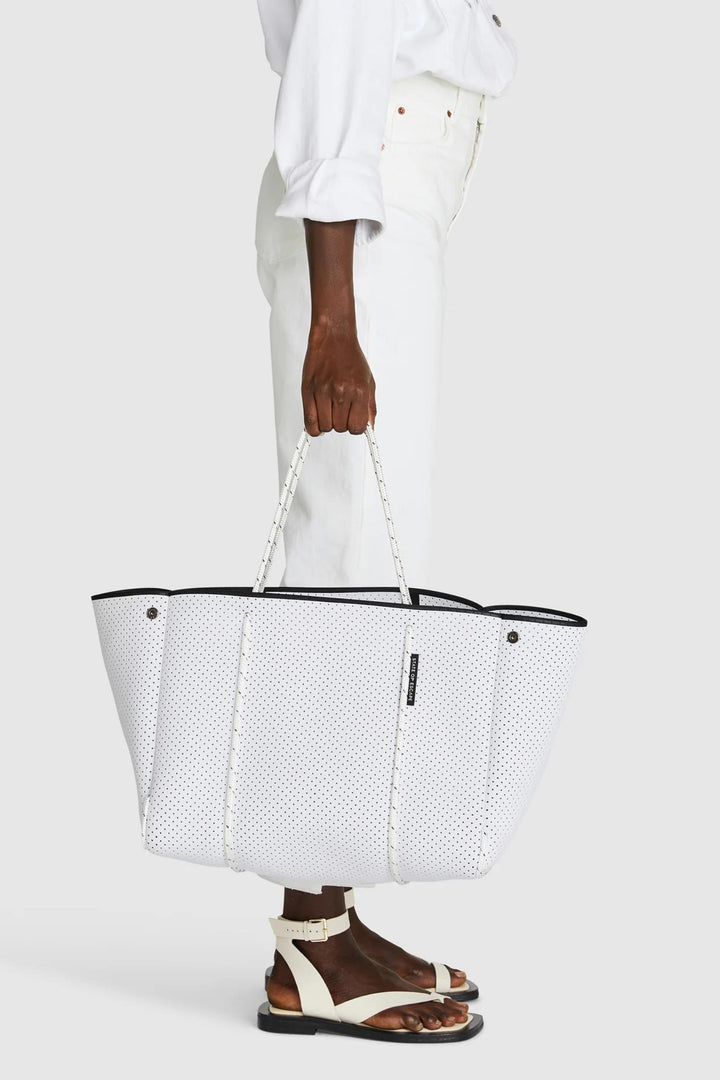 Escape Tote- Highlight Fleck White