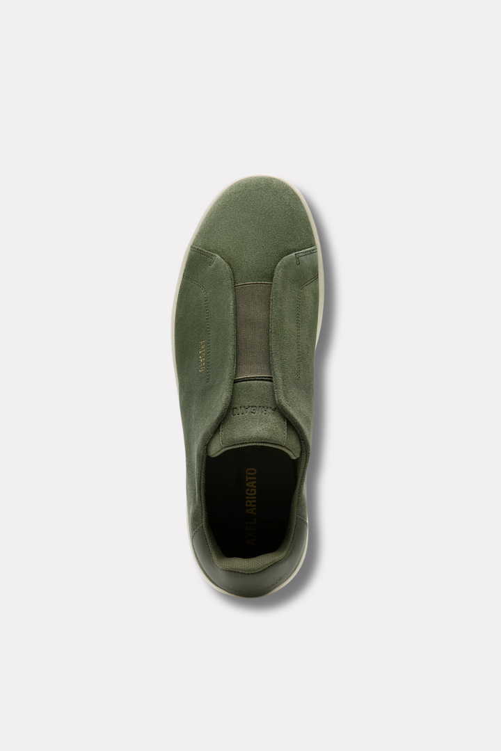 Dice Laceless Sneaker Dark Green/Off White