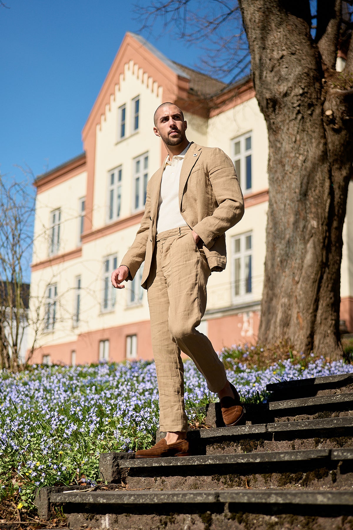 Linen Suit Drop 7 Beige