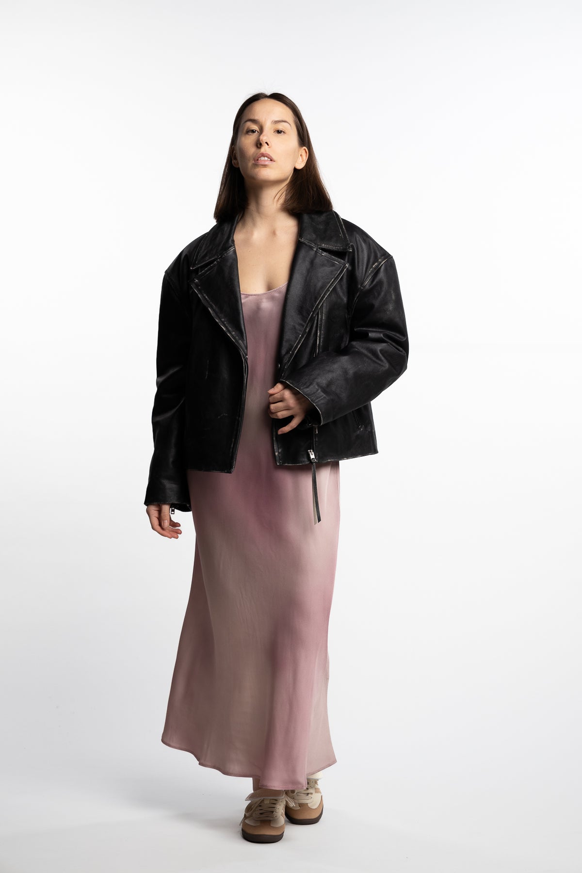 Leather Jacket- Black